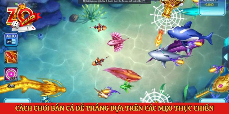 Cách chơi bắn cá dễ thắng dựa trên các mẹo thực chiến