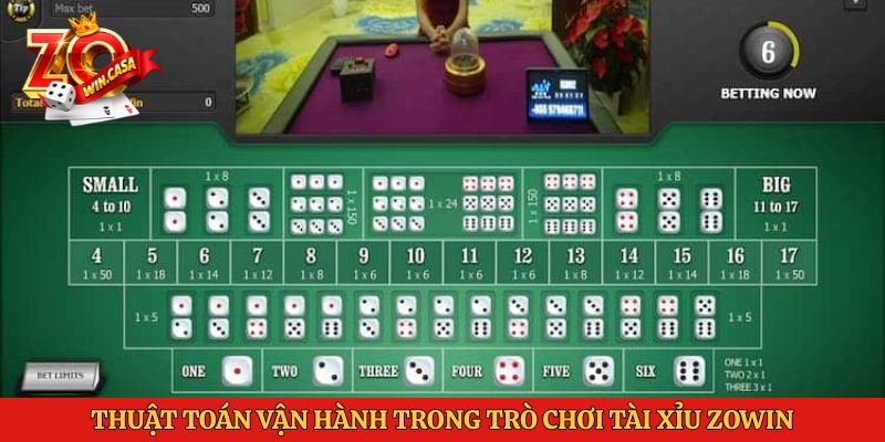 Thuật toán vận hành trong trò chơi tài xỉu Zowin